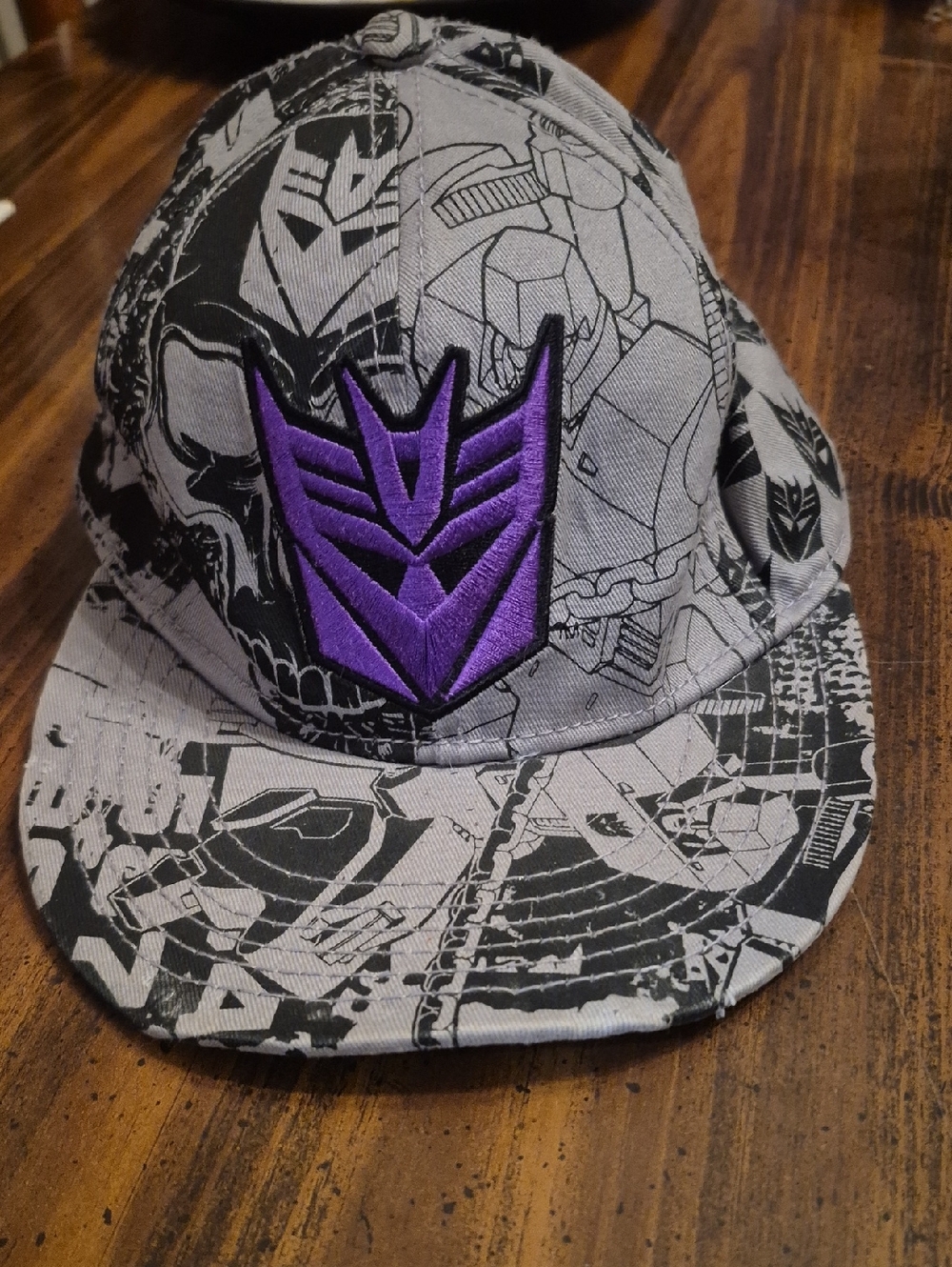 Hasbro Transformers Black & Purple Snapback Hat 2014